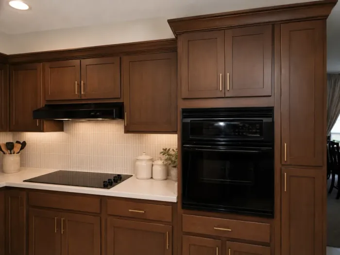 Refaced cabinets